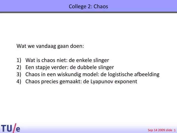 college 2 chaos