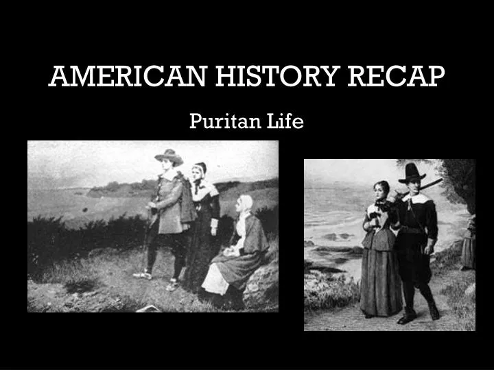 american history recap