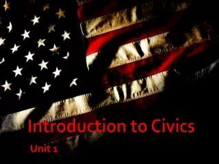 Introduction to Civics