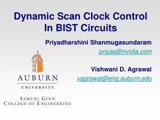 Dynamic Scan Clock Control In BIST Circuits
