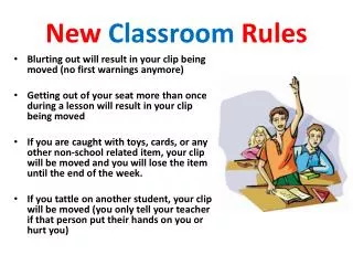 New Classroom Rules