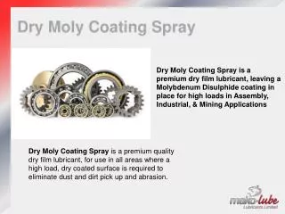 Dry Moly Coating Spray
