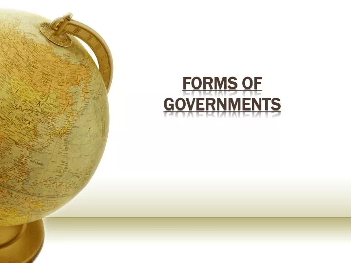 forms of governments