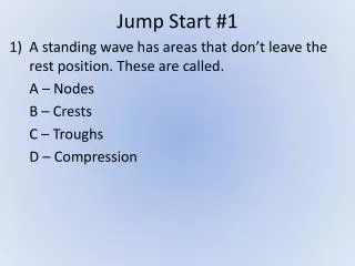 Jump Start #1