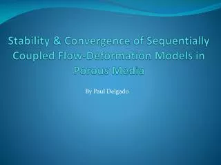 Stability &amp; Convergence of Sequentially Coupled Flow-Deformation Models in Porous Media