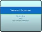 Westward Expansion