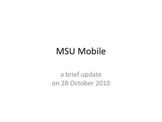 MSU Mobile