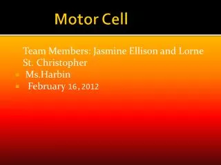 Motor Cell