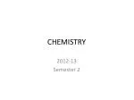 CHEMISTRY - slide 1