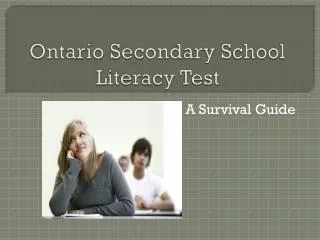 Ontario Secondary School Literacy Test