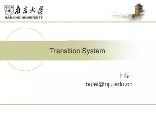 Transition System