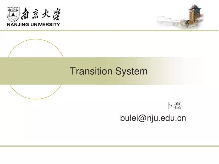 transition system