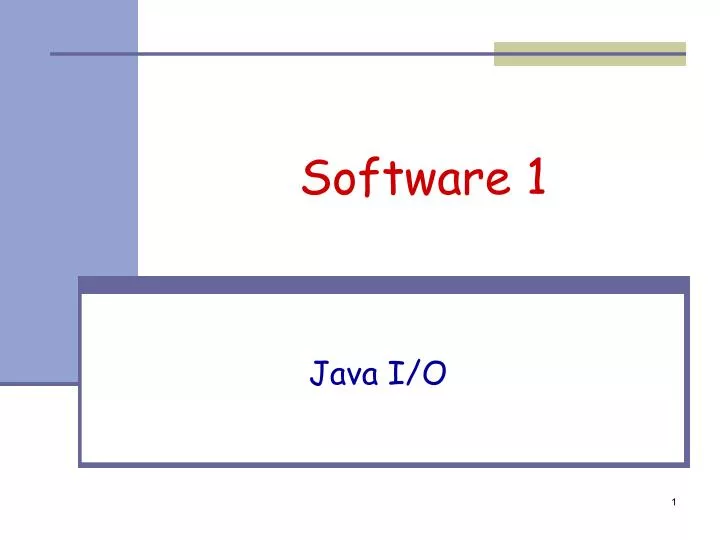 software 1