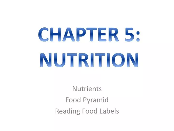 nutrients food pyramid reading food labels