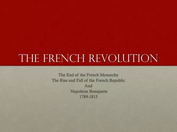 the french revolution