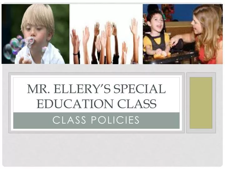 mr ellery s special education class