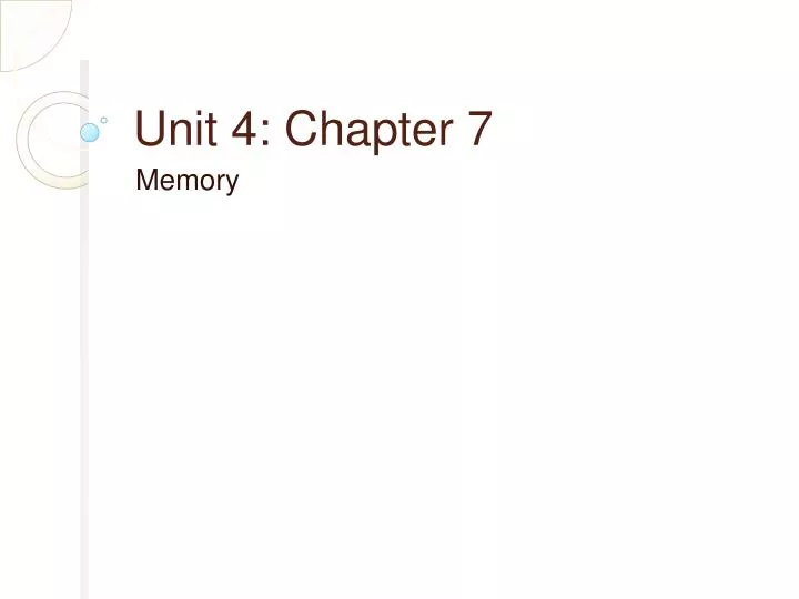 unit 4 chapter 7