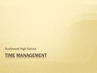 southwest high school