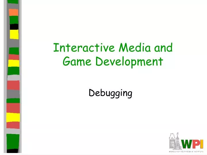 interactive media and game development