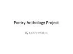 Poetry Anthology Project - slide 1