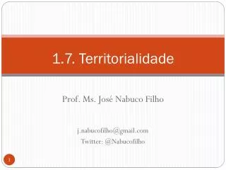 1 7 territorialidade