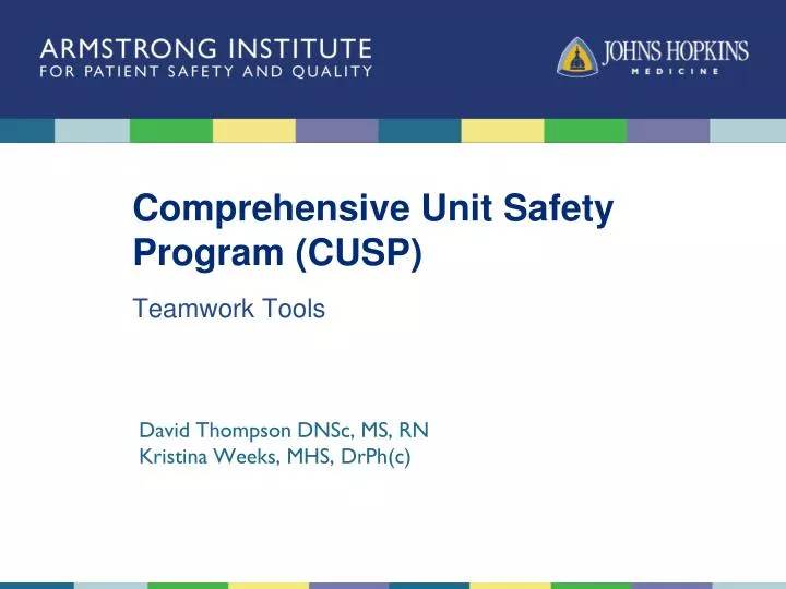comprehensive unit safety program cusp