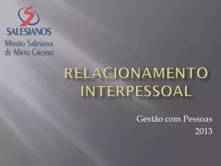 relacionamento interpessoal