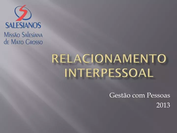 relacionamento interpessoal