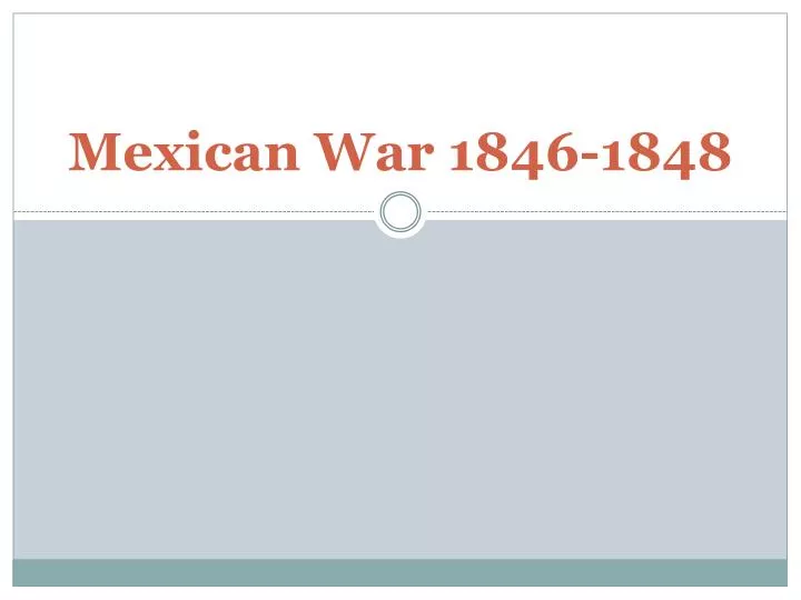 mexican war 1846 1848