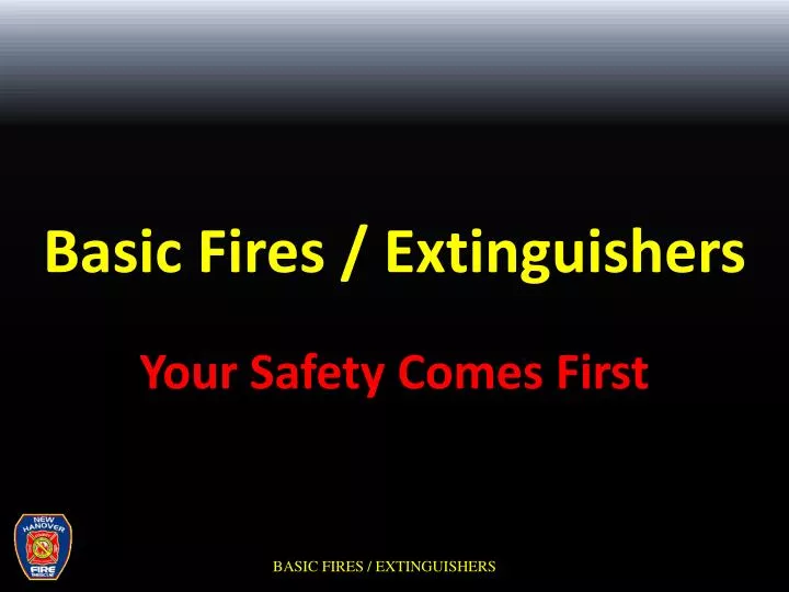 basic fires extinguishers