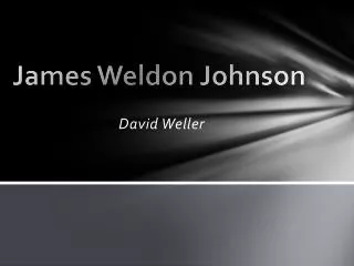 James Weldon Johnson