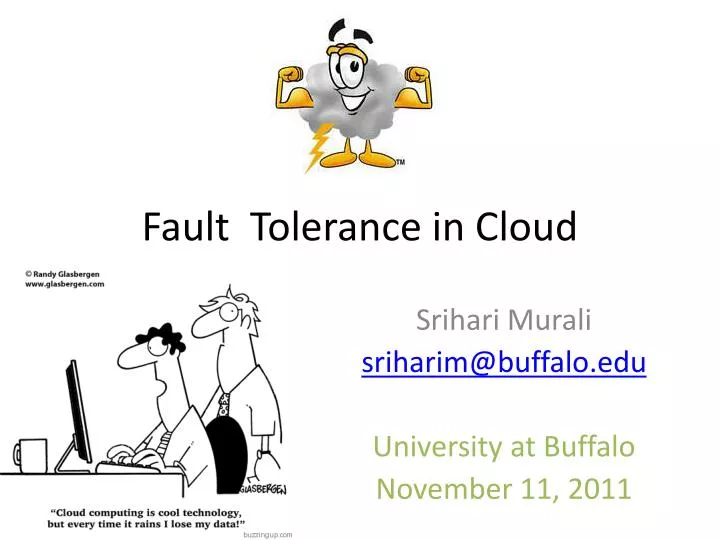 fault tolerance in cloud