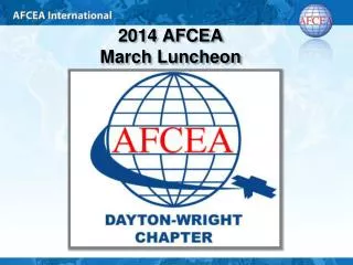 2014 AFCEA March Luncheon