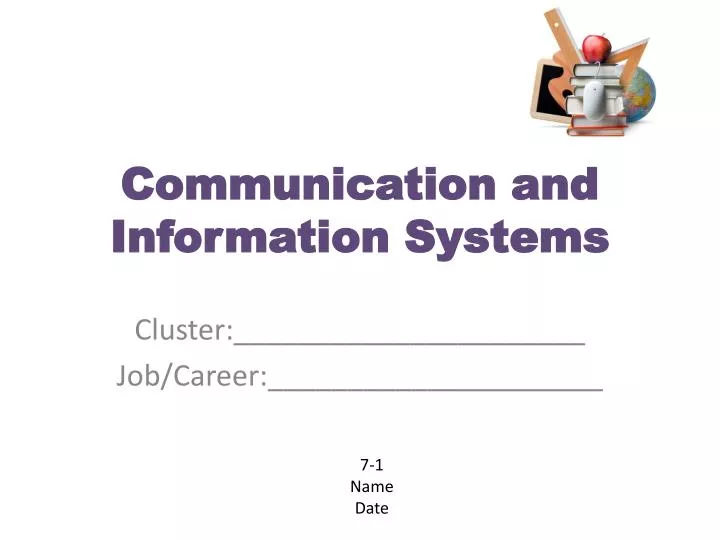 communication and information systems