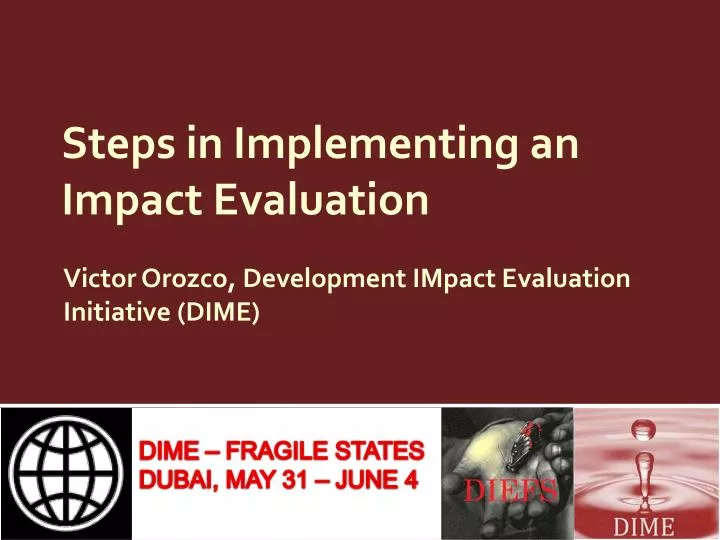 victor orozco development impact evaluation initiative dime