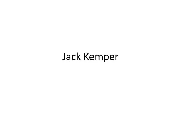 jack kemper