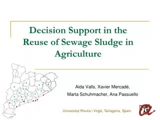 Decision Support in the Reuse of Sewage Sludge in Agriculture