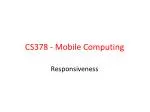CS378 - Mobile Computing - slide 1