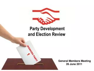 Party D evelopment and Election Review