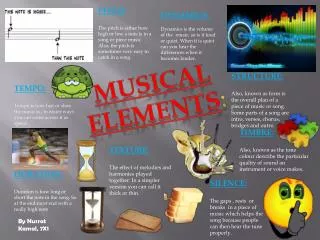 Musical elements :