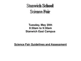 Stanwich School Science Fair