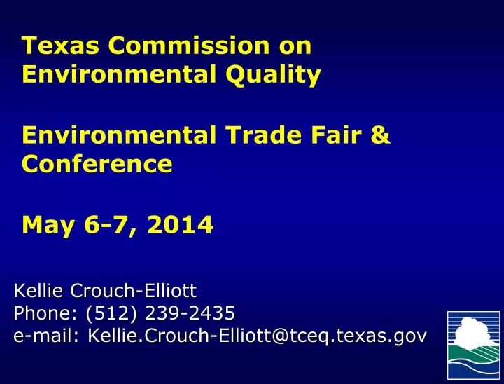 texas commission on environmental quality environmental trade fair conference may 6 7 2014