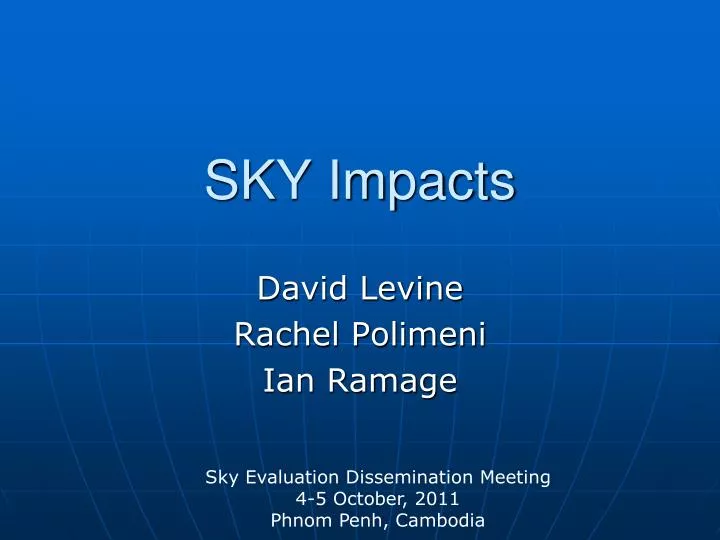 sky impacts