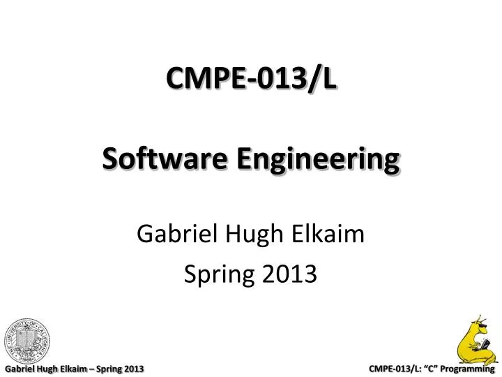 cmpe 013 l software engineering
