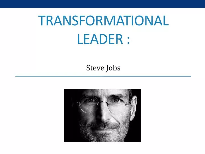 transformational leader