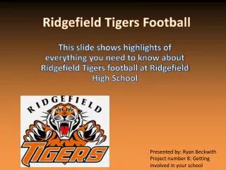 Ridgefield Tigers Football