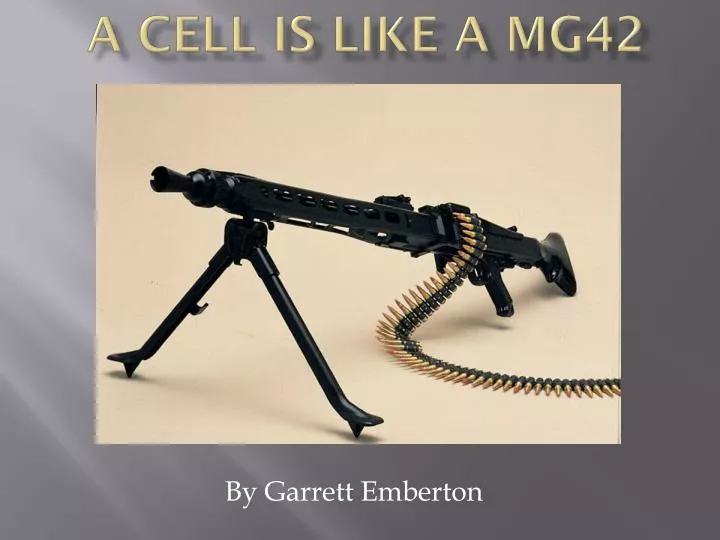 a cell is like a mg42