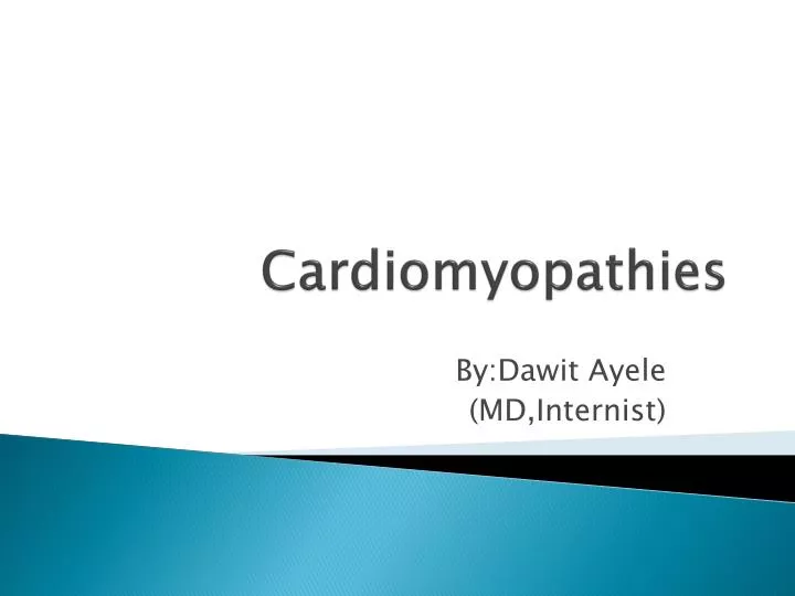 cardiomyopathies