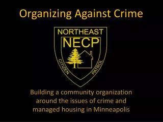 Organizing Against Crime