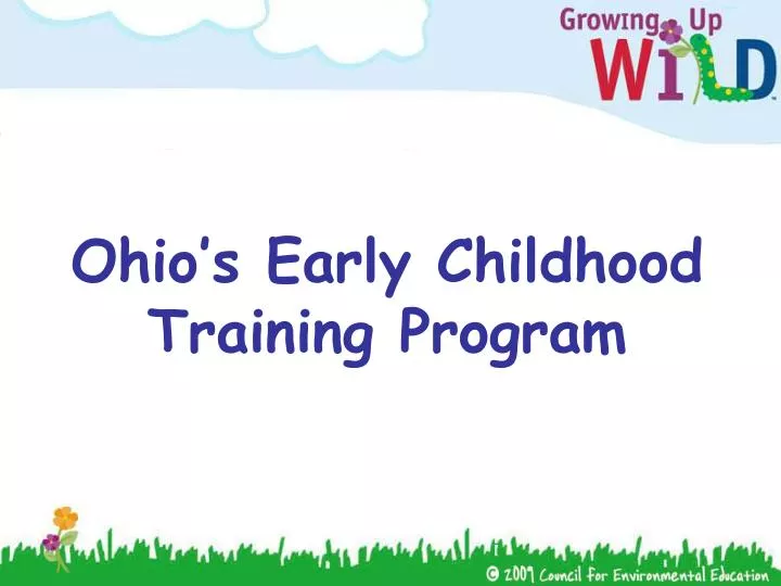 ohio s early childhood training program